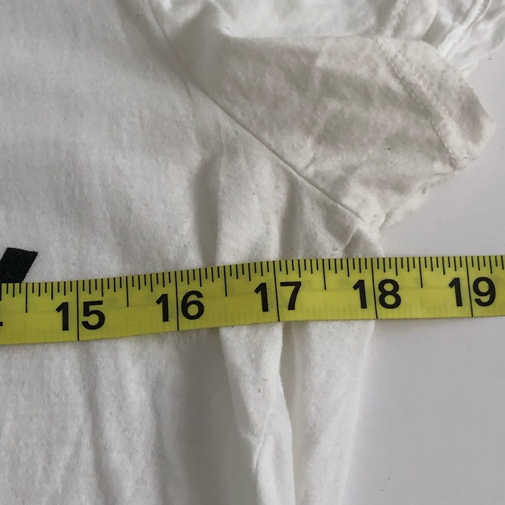 Michael Stars “Park Av” White Short Sleeve Tee OS - Picture 6 of 7